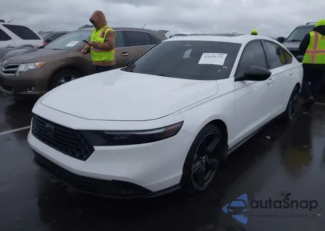 2024 Honda Accord Hybrid Sport-L из США, поврежденный, VIN 1HGCY2F7XRA041881